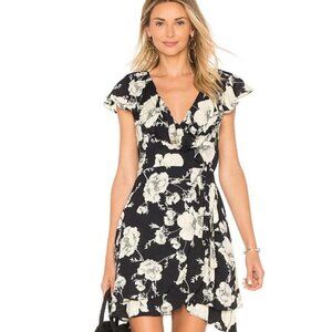 Free People Black and White Floral Dress